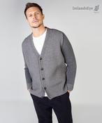 Pinstripe Cardigan Grey - XL