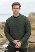 Striped Crew Neck Merino Wool - XL
