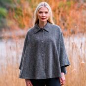 Tweed Cape Grey Herringbone - One Size image