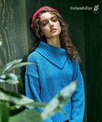 Slouchy Funnel Neck Sweater - L