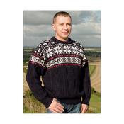 Unisex Festive crew neck sweater C4570-Navy-M 1 image