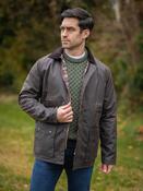 Mens Classic Wax Jacket - Brown - Brown / XL image