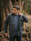 Mens Classic Wax Jacket - Navy - Navy / XXL image