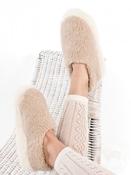 Beige Wool Slippers - 37-38 image
