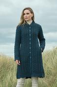 Scallop Edge Coat-Mallard Blue - XS image
