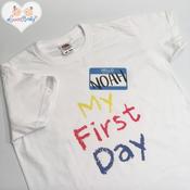 My First Day Personalised T-Shirt image
