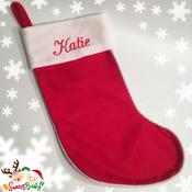 Personalised Stocking Red image