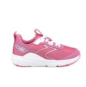 B &amp;amp;G GIRLS PINK LACE UP TRAINER MED FITTING image