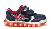 Lightyloo Toddler Boy Shoes with lights Spider-Man standard fit image