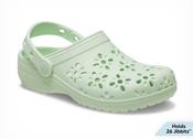 Classic Floral Cut-Out Clog Jade image