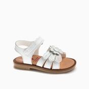 Pablosky Mary Leather Sandal White image