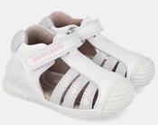 First step white sandals image