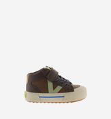 TRIBU STRAP FAUX LEATHER ANKLE BOOT &amp;amp; ELASTIC MARRON image