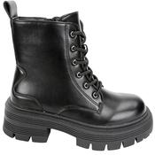 Faux Leather Laced Boot image