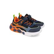 Running removable insole light-up sneakers in blue image