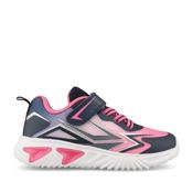 GIRLS J66E9B-C4268 ASSISTER TRAINER IN NAVY &amp;amp; FUCHSIA