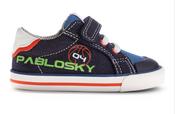 Boys summer canvas Velcro med wide fitting image