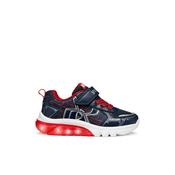 Geox J Ciberdron Spider J65LBC Navy/Red Boys Sports image