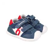 First step sneakers blue red image