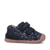 FIRST SHOES NAVY MULTI FLOWER 261102-A183 image