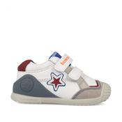 FIRST SHOES WHITE RED STAR 261121-B050 image