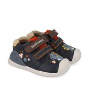 FIRST SHOES NAVY DINO 261128-A183 image