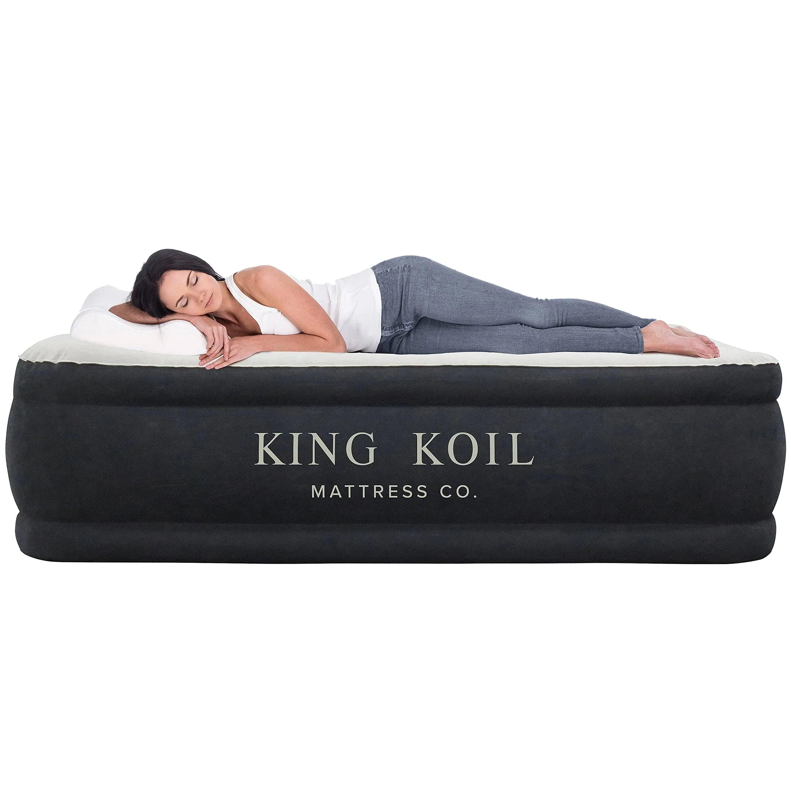 Double high king air mattress shop
