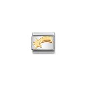 CHARM, COMPOSABLE LINK, SHOOTING STAR IN GOLD image