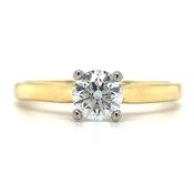 Julianna - 18ct Yellow Gold 0.56ct Laboratory Grown Round Brilliant Solitaire Engagement Ring image