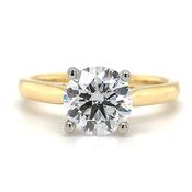Julianna - 18ct Yellow Gold 1.50ct Laboratory Grown Round Brilliant Solitaire Engagement Ring image