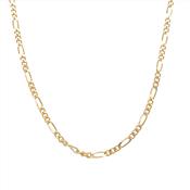Golden Light Figaro Link Chain Necklace