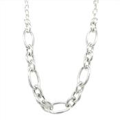 Sterling Silver Chunky Oval Link Necklace image