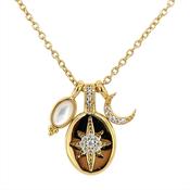 Golden Cz Astral Necklace image