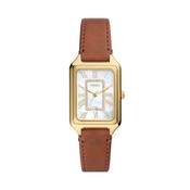 Fossil Raquel Three-Hand Medium Brown Leather Ladies Watch