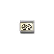 CHARM, COMPOSABLE LINK, GOLD TREE OF LIFE