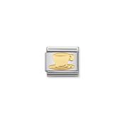 COMPOSABLE Classic DAILY LIFE in stainless steel with 18k gold Coffee Cup
