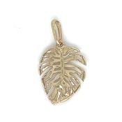 Vintage 9ct Yellow Gold Leaf Charm image