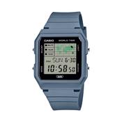 Casio World Map Digital Watch Blue
