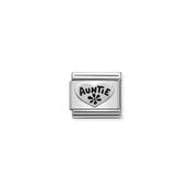 Composable Classic OXIDIZED SYMBOLS in st.steel and 925 sterling silver Auntie Heart