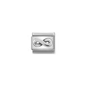 Composable Classic OXIDIZED SYMBOLS in st.steel and 925 sterling silver Infinity