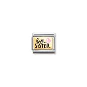 Composable Classic PLATES (IC) in steel, enamel and 18k gold Big Sister