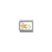 Composable Classic SYMBOLS steel and 18k gold Diamond stars