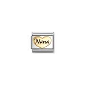 Composable Classic SYMBOLS steel, enamel and 18k gold Nana heart