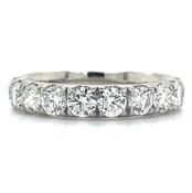 Platinum 1.50ct Ten Stone Laboratory Grown Diamond Ring image