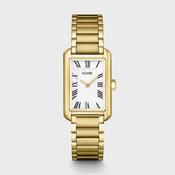 Cluse Belisenna Watch Steel, White, Gold Colour