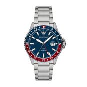 Armani World Explorer Gents Stainless Steel Watch image