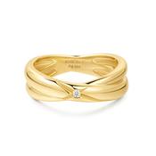 Ania Haie Gold Cross Double Ring image