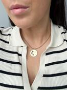 Vintage 9ct Yellow Gold Happy Birthday Round Disc Charm image