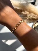 Vintage 9ct Yellow Gold Curb Bracelet image