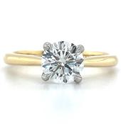 Jane - 18ct Yellow Gold 1.01ct Laboratory Grown Round Brilliant Solitaire Engagement Ring